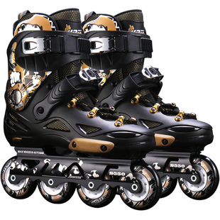 金峰轮滑鞋成人男女大学生成年专业旱冰滑冰鞋初学者平花式溜冰鞋