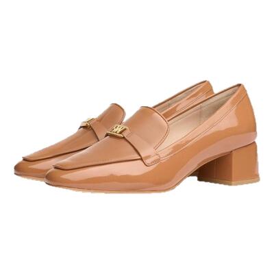SW WYLIE 45 LOGO LOAFER 学院风优雅高跟深口乐福鞋