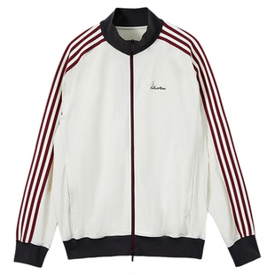 UMAMIISM有茂密声秋冬复古美式条纹撞色秋季立领加厚运动外套夹克