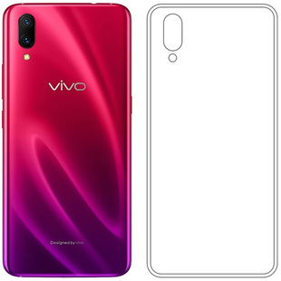 适用于vivo X23超薄软胶透明套专用后盖硅胶套背面保护套背壳套轻耐刮水清护镜头后盖透白柔韧度防摔大孔合身