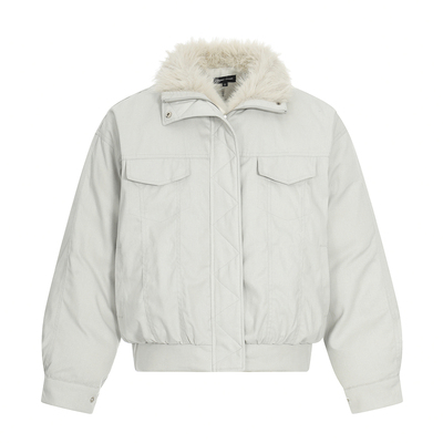 SWAG重磅加厚毛领山雕工装棉服