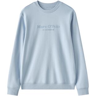 Marc O'Polo/MOP 春季新款品牌经典logo印花宽松圆领卫衣男士上衣