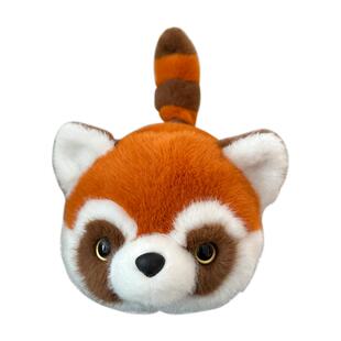 小熊猫趴趴玩偶翻转变身仿真大熊猫公仔女孩睡觉抱枕浣熊毛绒玩具