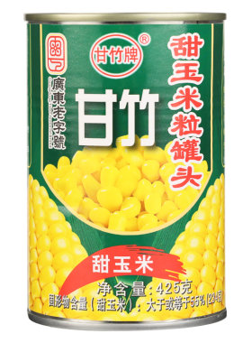 甘竹玉米罐头即食商用甜玉米粒