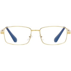 水晶级金属老花镜中老年高清玻璃男时尚全框防辐射抗疲劳老花眼镜