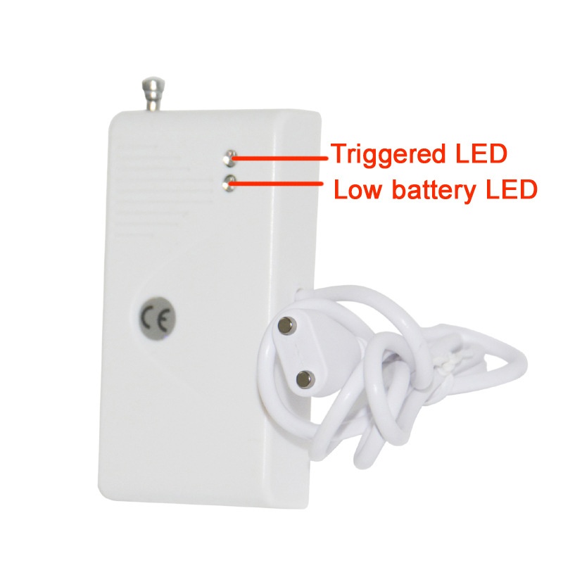 无线漏水探头水浸探测器全新100cm433mhz线设计1527长