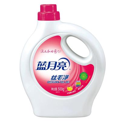 蓝月亮洗衣液丝毛净500g瓶装丝绸