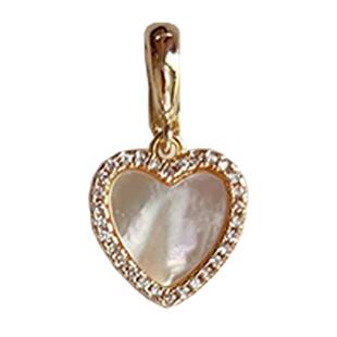 That's It 温婉可人天然贝母万能扣吊坠时尚优雅简约气质DIY神器