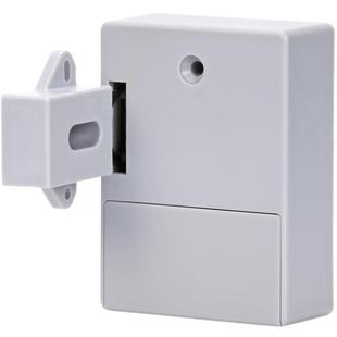 免开孔抽屉锁电子智能感应锁衣柜子锁隐形锁暗装通用免打孔柜门锁