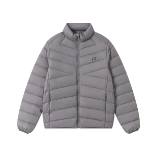 FORNINES冬季白鸭绒内胆防寒服外套女情侣立领轻薄排骨羽绒服男