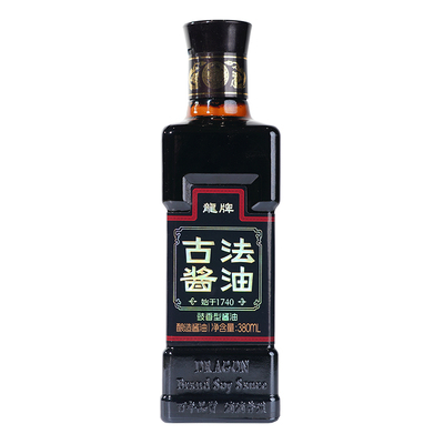 龙牌酱油原生态特级老抽红烧