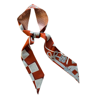 新款明星真丝长飘带红色领巾围巾花装饰绑包包手柄丝巾丝带桑蚕丝