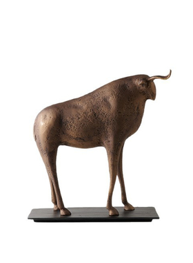 印度进口瑞铝祥牛摆件高档装饰