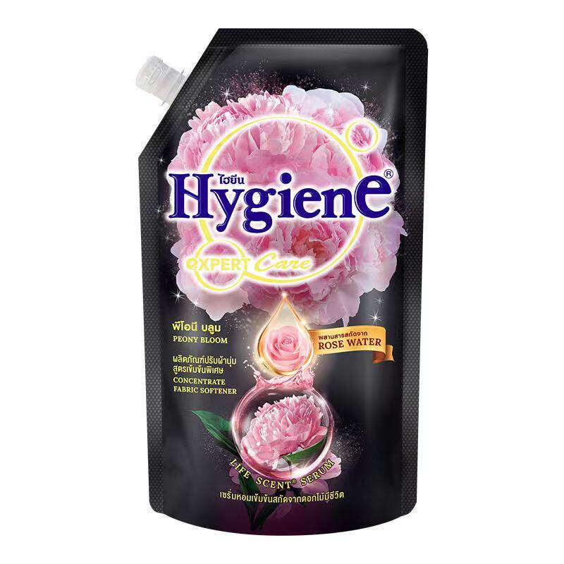 喜净hygiene柔顺剂花香浓缩型芍药盛放衣物护理剂480ml抗静电留香