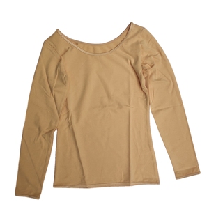 经典款~华宝莉莱卡棉透气棉保暖内衣3001大圆领打底衣女薄款秋衣