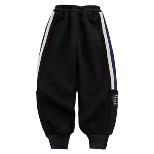 男童裤子2025新款春秋儿童运动裤休闲卫裤中大童男孩宽松外穿长裤