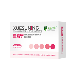 瑞琻特医雪素宁养气血贫血女性孕妇活性叶酸甘氨酸亚铁维生素b129