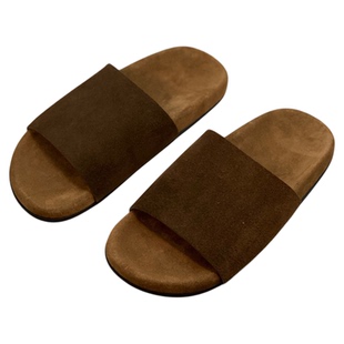 ANDS MB THE ROW 厚底拖鞋外穿一字勃肯凉拖平底舒适半拖外贸女鞋