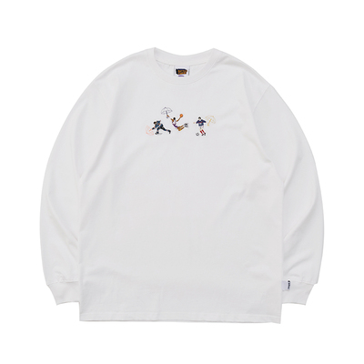 Battles体育人物刺绣长袖