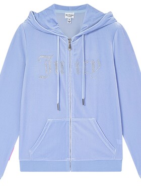 JuicyCouture橘滋丝绒连帽外套