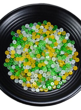天然翡翠冰种巴山料三彩算盘扣