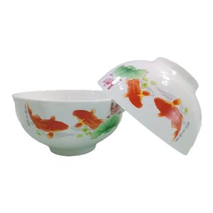 家用简约5英寸陶瓷米饭碗家用创意大容量防烫个性汤碗具陶瓷饭碗