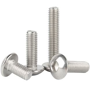 304不锈钢大伞头内六角螺丝大扁头螺钉蘑菇半圆头螺栓M3M4M5M6M8