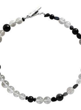 WY原创设计款黑白拼接项链