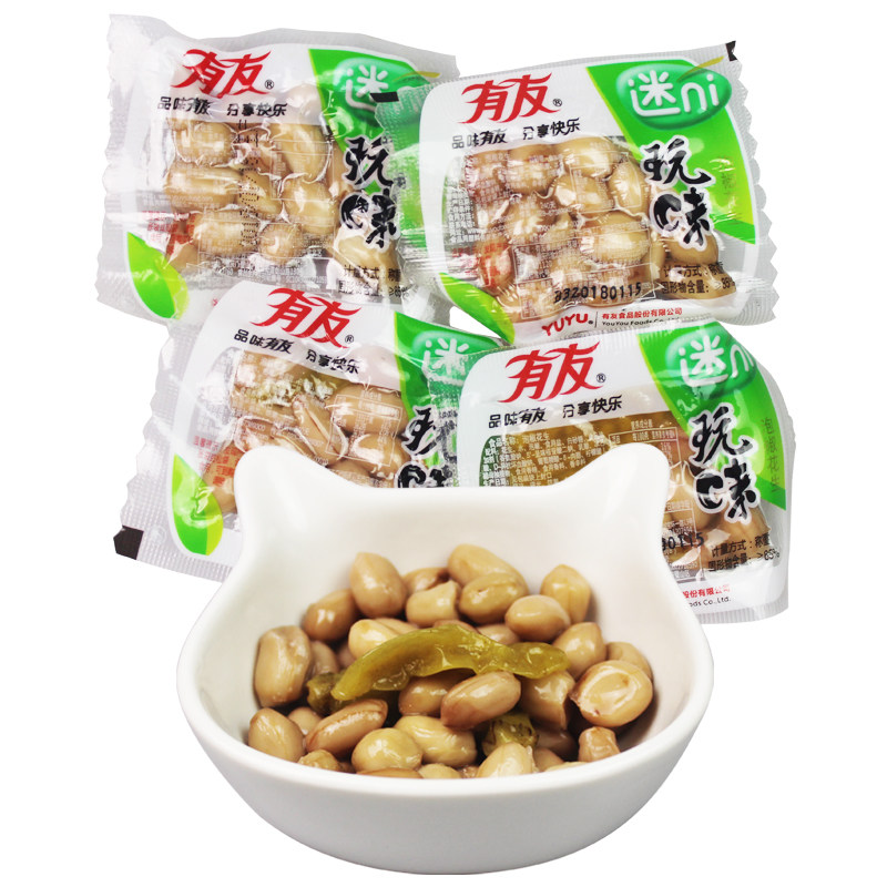 有友泡椒花生米散称小包装