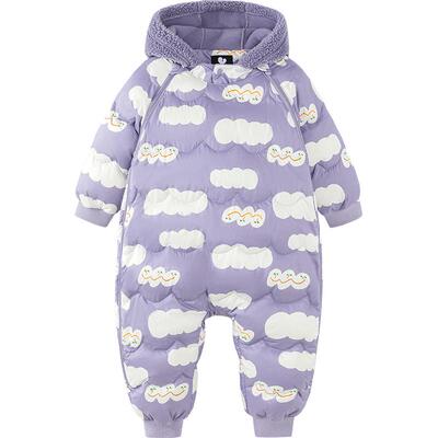 迷你巴拉巴拉羽绒连体衣