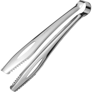 Othello欧德罗食物夹不锈钢大号防滑加长烤肉夹烧烤油炸长柄夹子