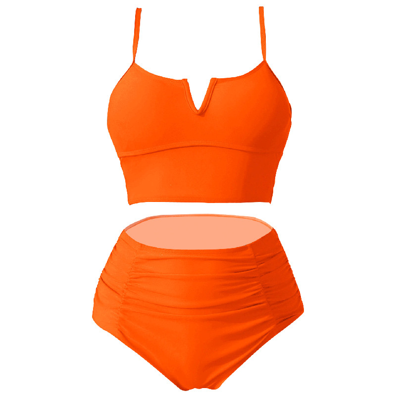 INS微胖MM三角比基尼海滩BIKINI