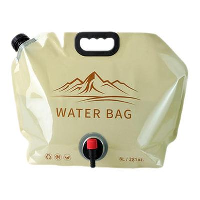 户外折叠水袋便携大容量加厚露营车载塑料水桶演唱会音乐节储水袋