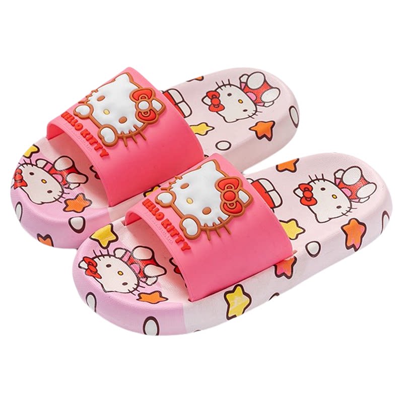 2026夏季新款女童拖鞋外穿防滑公主hellokitty亲子大童凉拖鞋室内