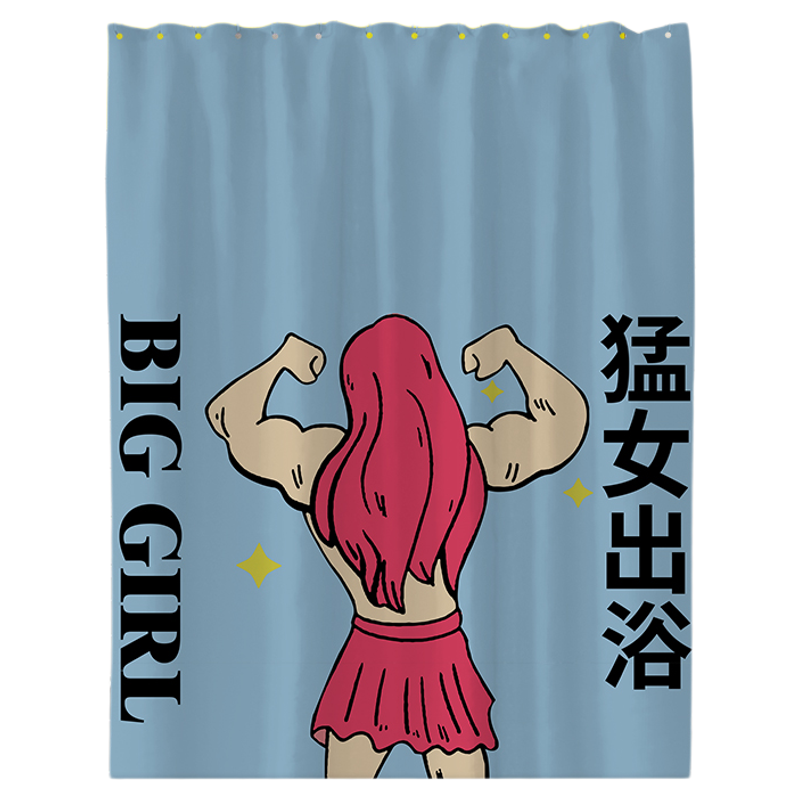 支持定制健身房浴帘加厚不透门帘