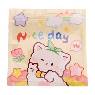 新款卡通大号幼儿园小学生义卖零食糖果曲奇饼干袋手工礼物密封袋