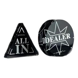 德州扑克DEALER庄码庄家位庄牌庄片压牌片庄位牌button指示牌