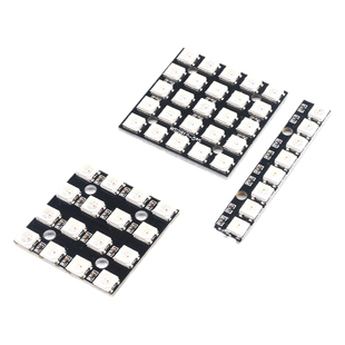 WS2812 5050 RGB LED内置全彩驱动幻彩灯开发板模块 方形LED灯