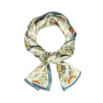 多功能小清新100%桑蚕丝长条丝巾