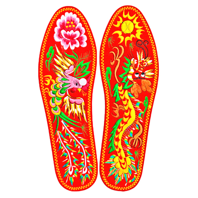 结婚绣花鞋垫吸汗防臭透气