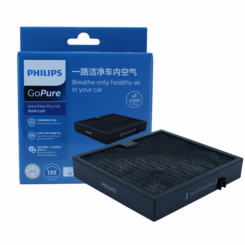 飞利浦车载空气净化器滤网香薰GP7101CP100过滤芯GSF120/80SFP120