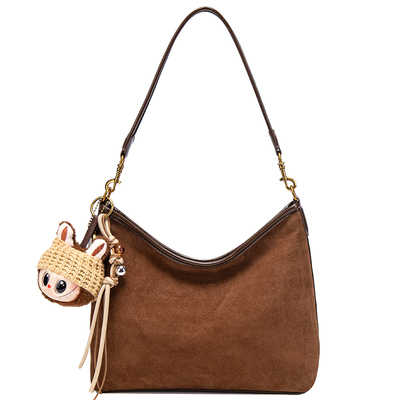 真皮女包2025新款秋冬时尚水桶包