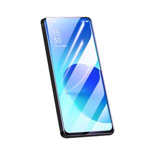 适用opporeno6陶瓷膜高清全胶防摔玻璃reno6Pro+手机膜全包5G曲屏贴膜神器OPPOreno6Pro+钢化膜全覆盖保护por