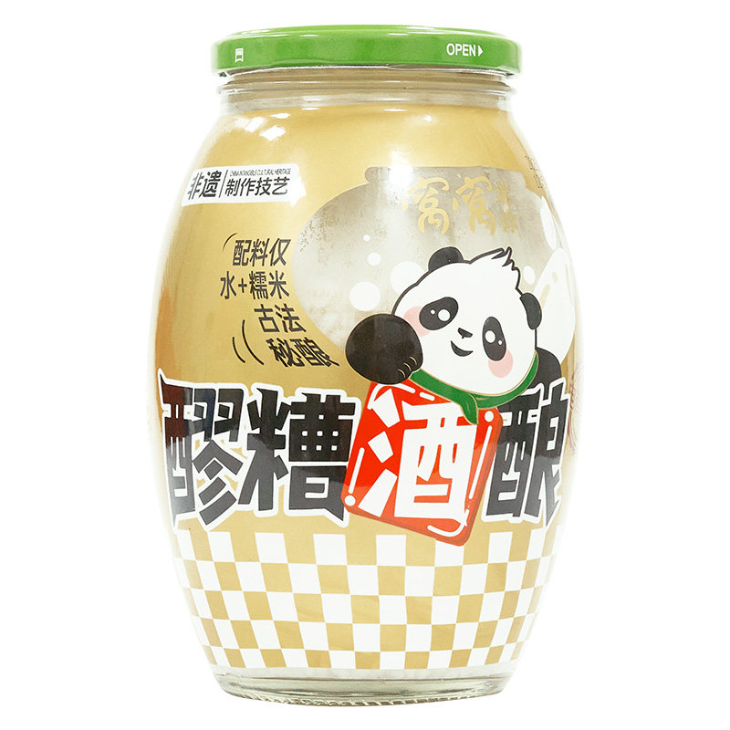 四川窝窝酒酿醪糟829g瓶装酒槽米酒酿农家自酿甜酒醪糟做菜调味