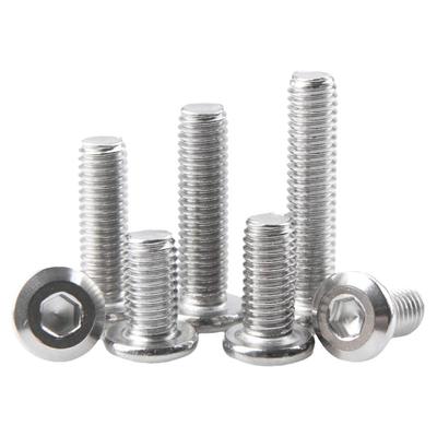 不锈钢倒边家具薄头内六角螺丝