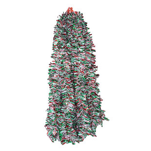 新年氛围布置装饰2026马年春节挂饰新款彩色拉花毛条彩带红色10米