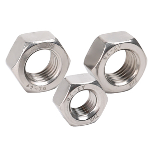 304/316/201不锈钢外六角螺母六角螺母螺丝螺栓帽DIN934 M1.6-M30