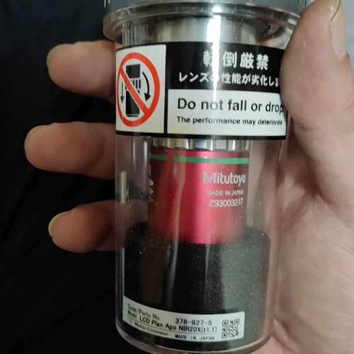 咨询后拍原装三丰mitutoyo LCD PIAN  Apo NIR