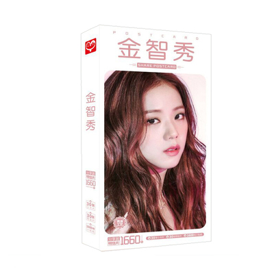 blackpink明信片合集金智妮粉墨