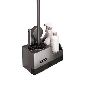 百悍吸盘马桶刷厕所卫生间刷子壁挂洁厕刷放置盒刷架清洁刷置物架